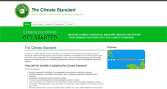 Desktop Screenshot of climatestandard.org